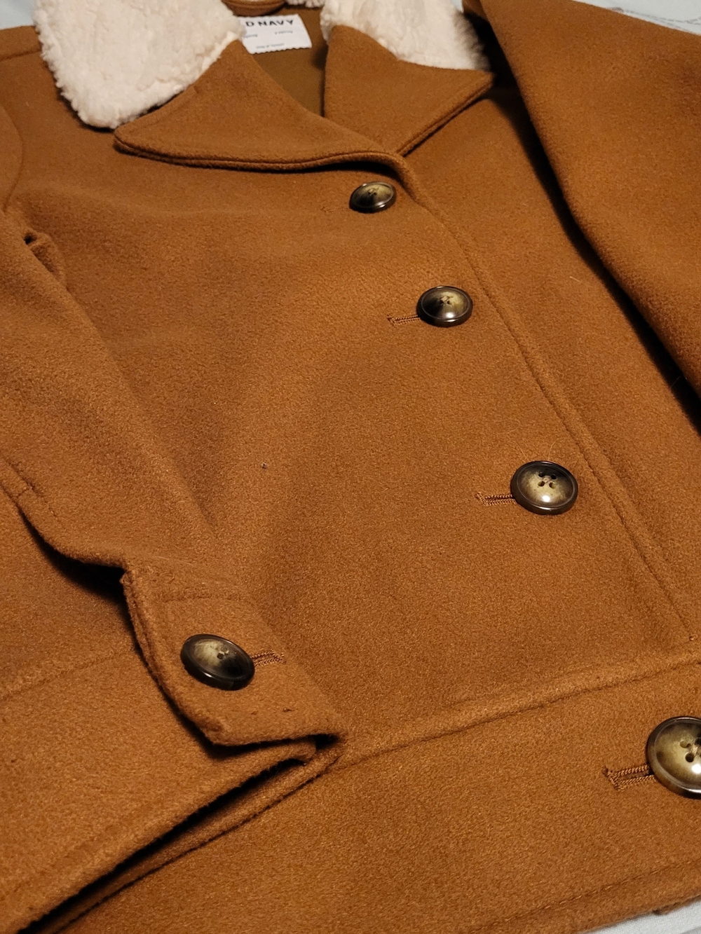 Old Navy Soft Brushed Sherpa Trim Collar Jacket